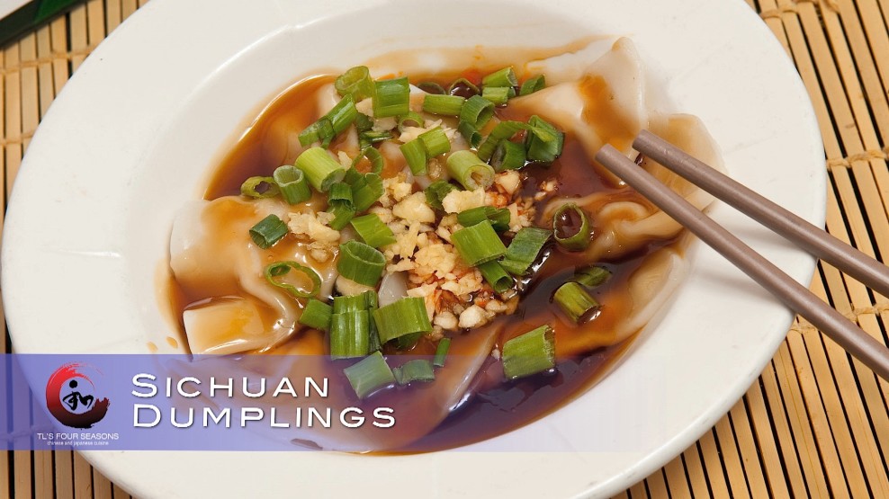 Sichuan dumplings