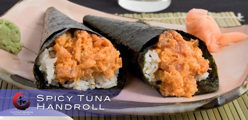 Spicy tuna handroll